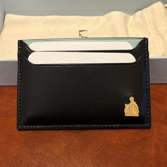 Lanvin Cardholder - Black w/Gold lettering and Hardware - Picture 2 of 8